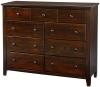 image of Pine 9 Drawer Chest