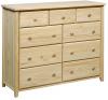 image of Pine 9 Drawer Chest