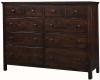 image of Alder Heritage 10 Drawer Dresser