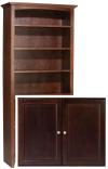 image of Alder McKenzie 72x30 Bookcase With Doors
