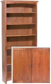 image of Alder McKenzie 72x30 Bookcase With Doors