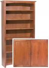 image of Alder McKenzie 72x36 Bookcase With Doors