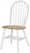 image of Parawood Windsor Chair, White/Natural