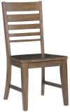 image of Parawood Luxe Ladderback Chair, Pewter