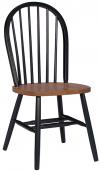 image of Parawood Windsor Chair, Black/Cherry