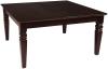 image of Parawood Java Square Coffee Table, Rich Mocha