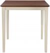 image of Parawood 36 Inch Square Table Top & Legs, Almond & Espresso