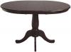 image of Parawood Round Table Top & Pedestal, Rich Mocha