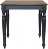 image of Parawood Solid Top Gathering Table, Aged Ebony & Espresso