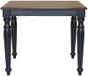 image of Parawood Solid Top Table, Aged Ebony & Espresso