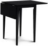 image of Parawood Small Dropleaf Table, Black
