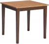 image of Parawood 30 Inch Square Table Top & Legs, Cinnamon & Espresso