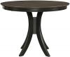 image of Parawood Cosmopolitan Siena Pedestal Table, Coal