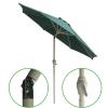 image of Hunter Green 9 Foot Diameter Umbrella with Tilt