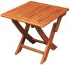image of Acacia Oiled Square Folding Accent Table