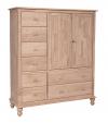 image of Parawood Cottage 8 Drawer Chest