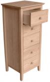 image of Parawood Brooklyn 5 Drawer Lingerie Chest