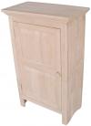 image of Parawood 51 Inch Tall Single Door Jelly Cupboard