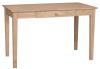 image of Parawood 48 Inch Writing Table