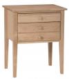 image of Parawood 2 Drawer Country Accent Table