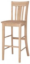 image of Parawood 30 Inch Tall San Remo Stool