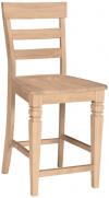 image of Parawood 24 Inch Tall Java Stool