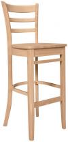 image of Parawood 30 Inch Tall Emily Stool